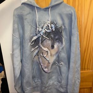 NWOT UO Snow Wolf Hoodie